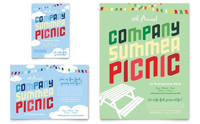company picnic invitation template free