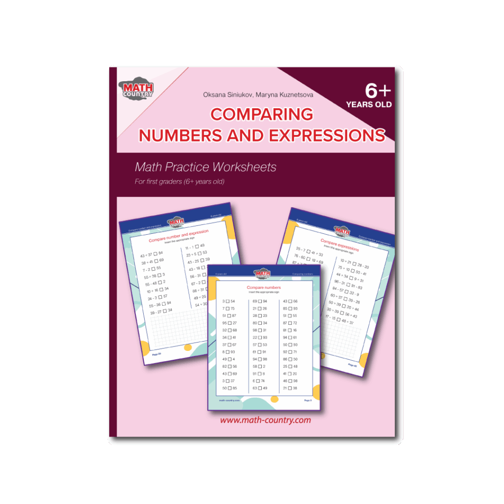 Comparing Numbers And Expressions Math Practice Worksheets PDF