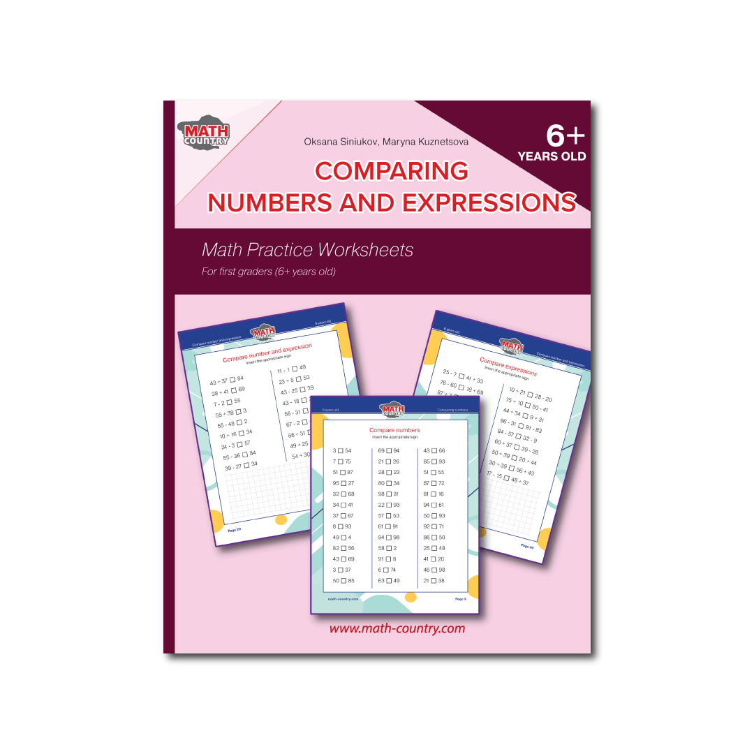 Comparing Numbers And Expressions Math Practice Worksheets PDF 