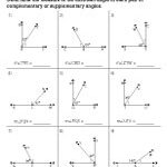 Complementary And Supplementary Angles Worksheets Worksheets Library