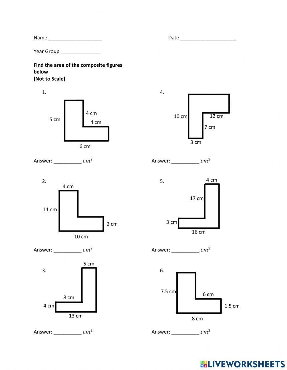 Composite Figure Maze Worksheet Worksheets Library