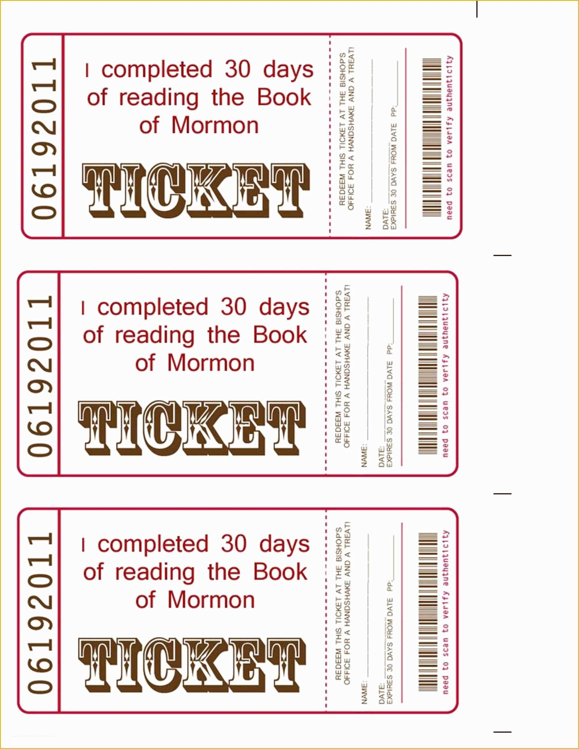 Concert Invitation Template Free Of Printable Ticket Invitations 
