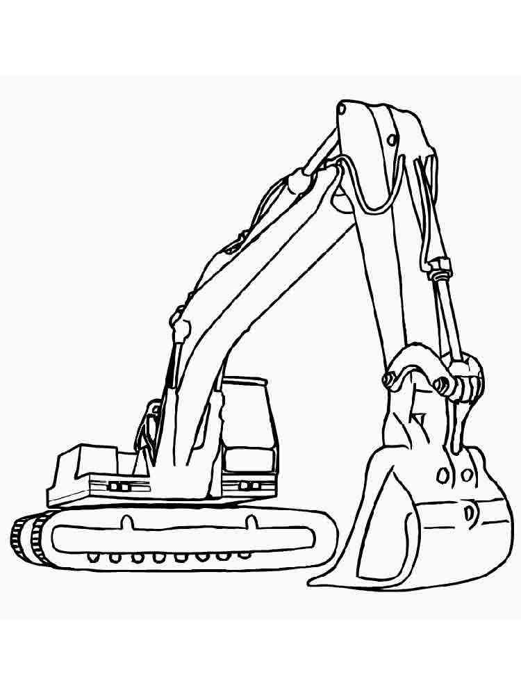 Construction Vehicles Coloring Pages