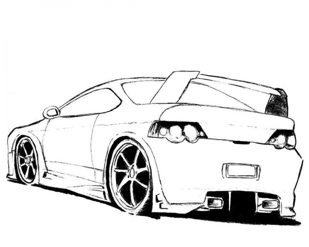 Cool Car Coloring Pages Coloring Home