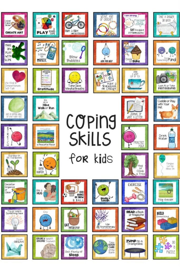 Coping Skills Cards Free Printable Coping Skills Worksheets