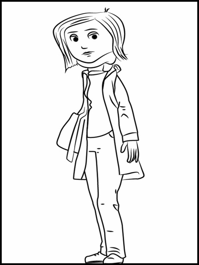 Coraline Color Pages