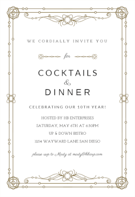 cordially invited template
