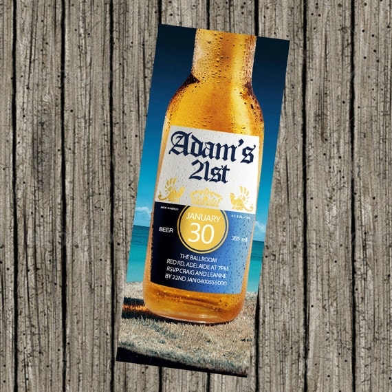 Corona Beer Invitation Template