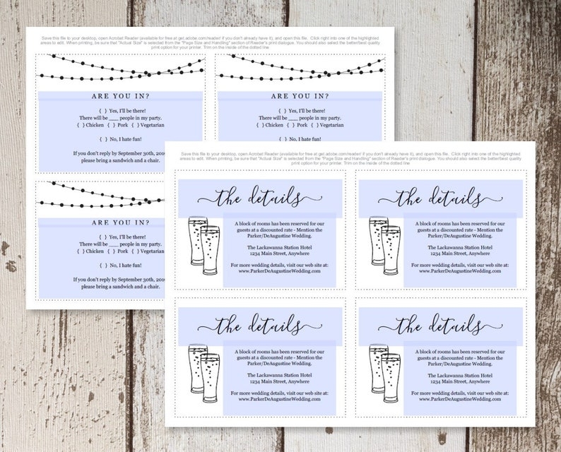 corona beer invitation template free