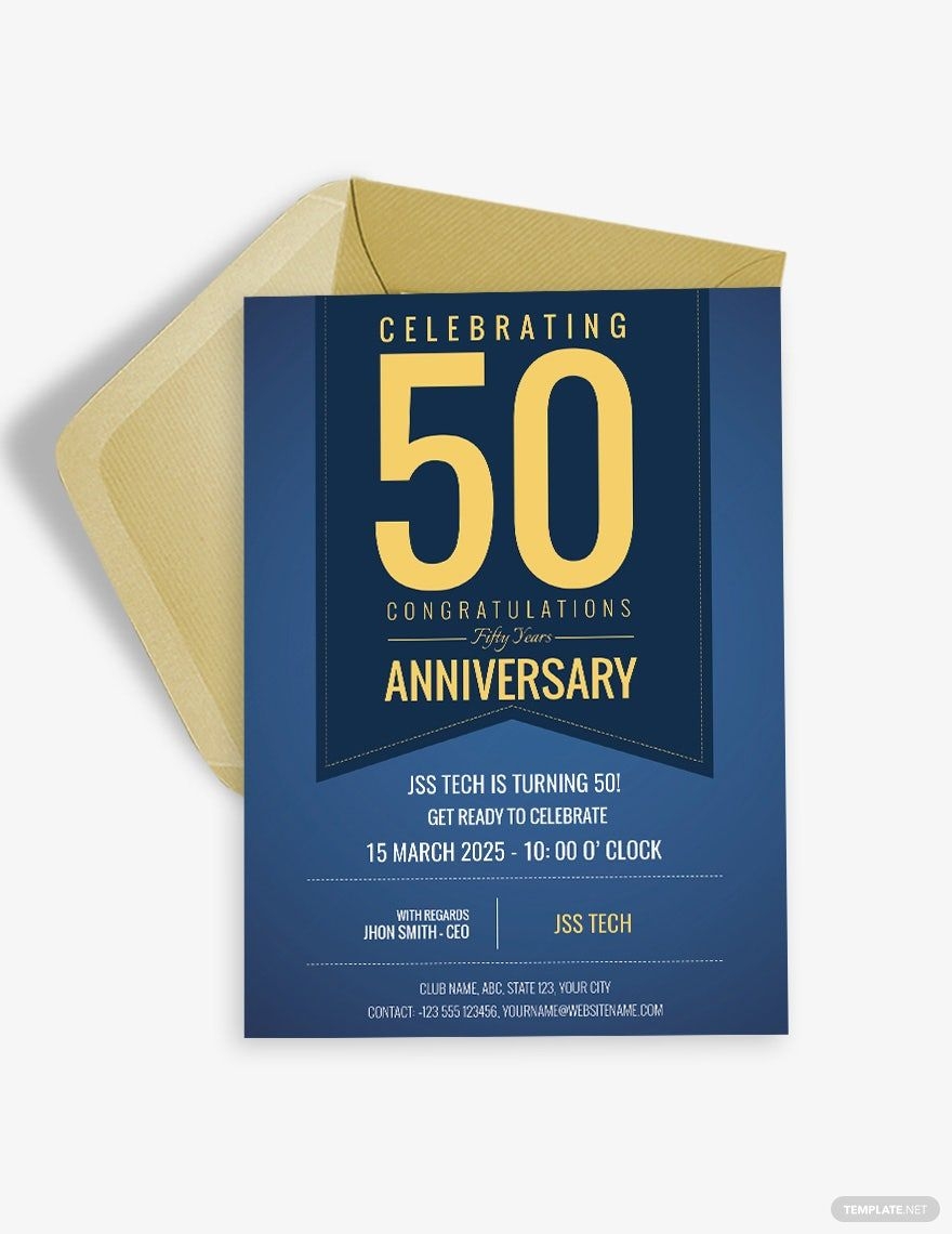 corporate anniversary invitation templates