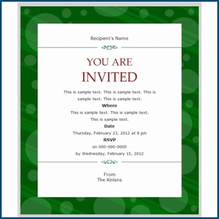 Corporate Event Invitation Template Template 1 Resume Examples 