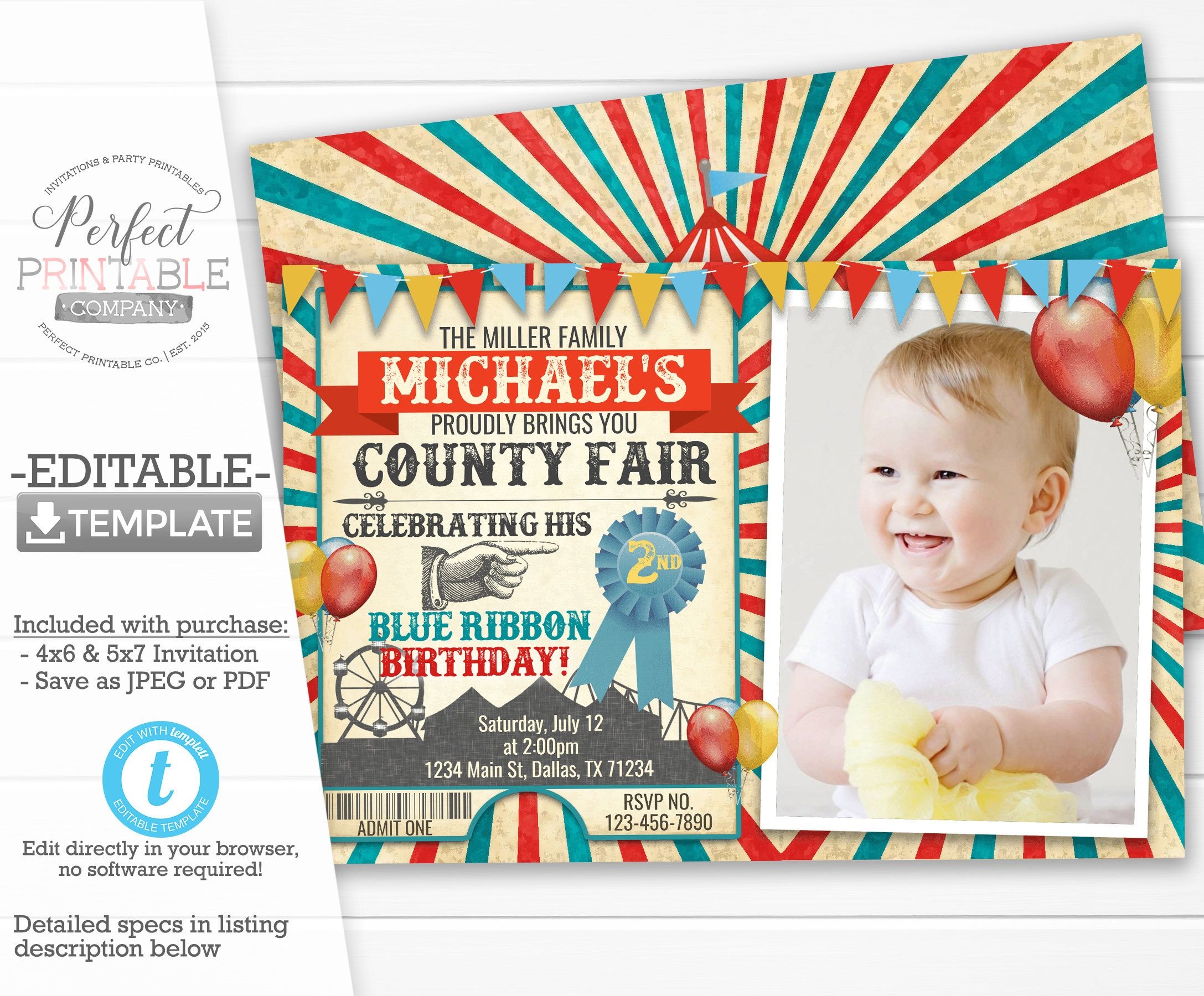 county fair invitation template