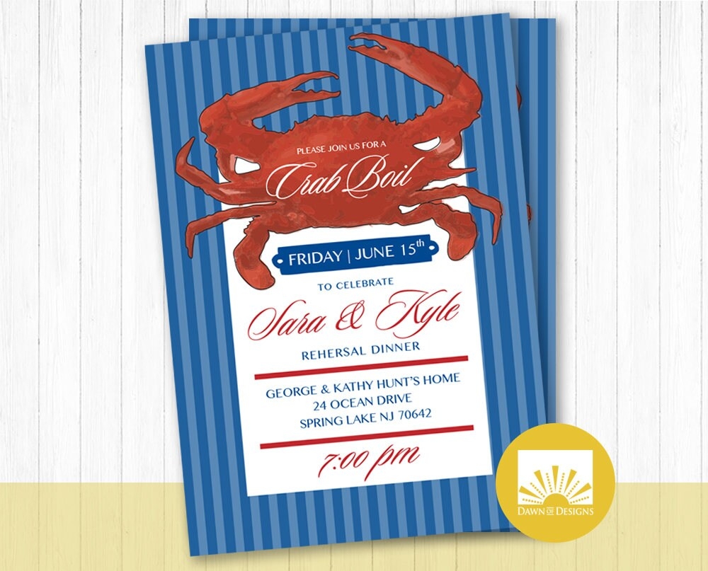crab boil invitation template