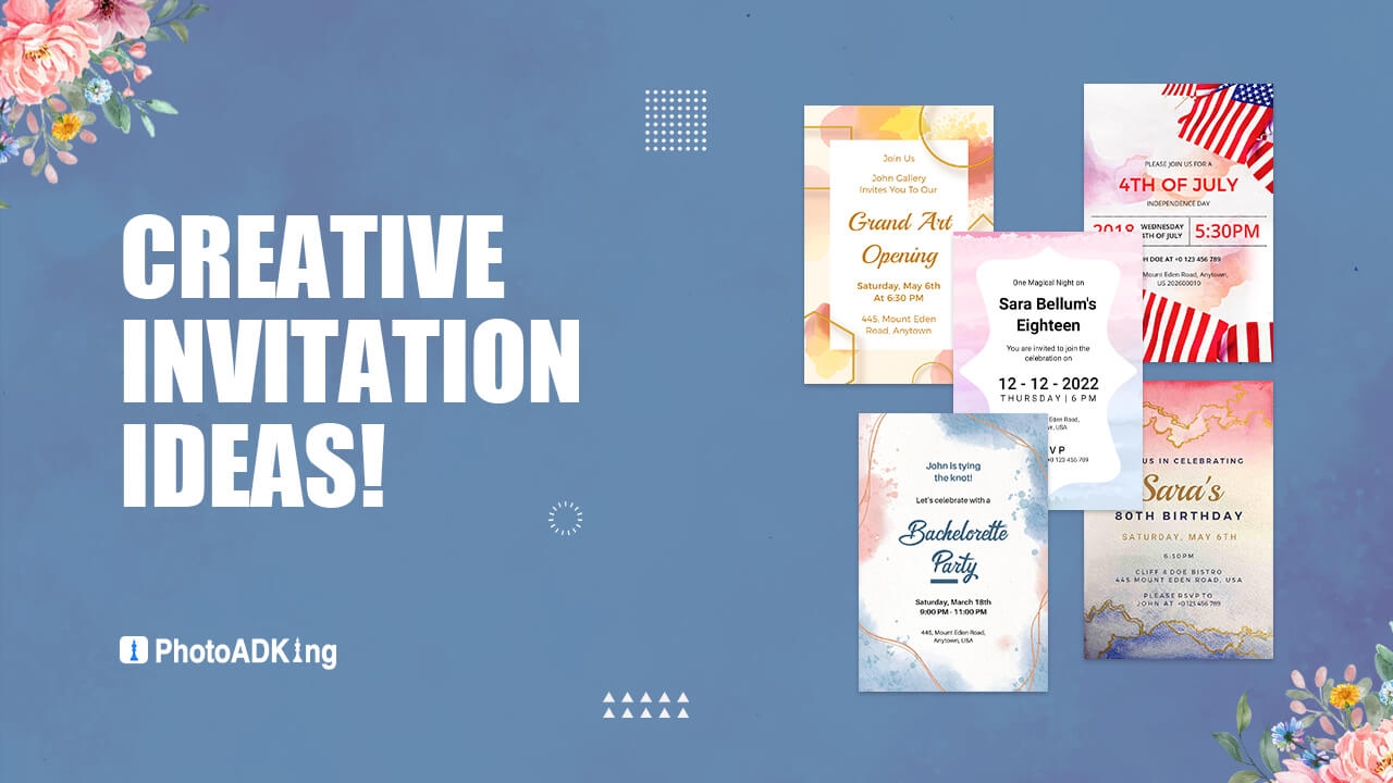 creative invitation design templates
