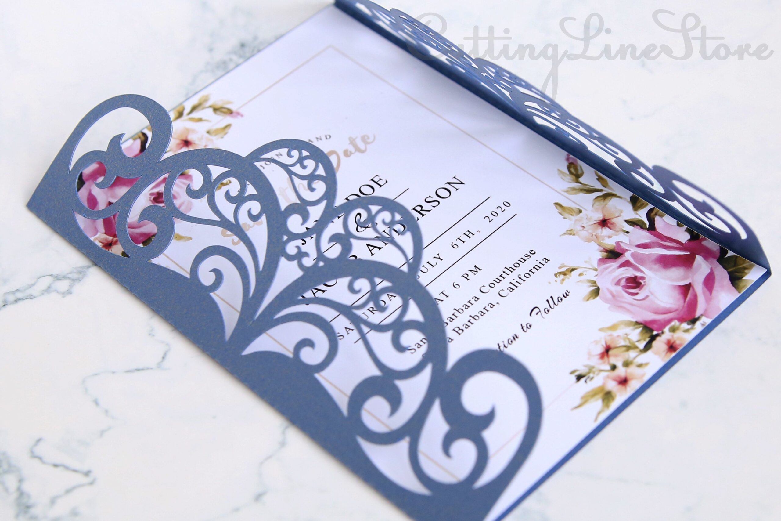 cricut invitation template