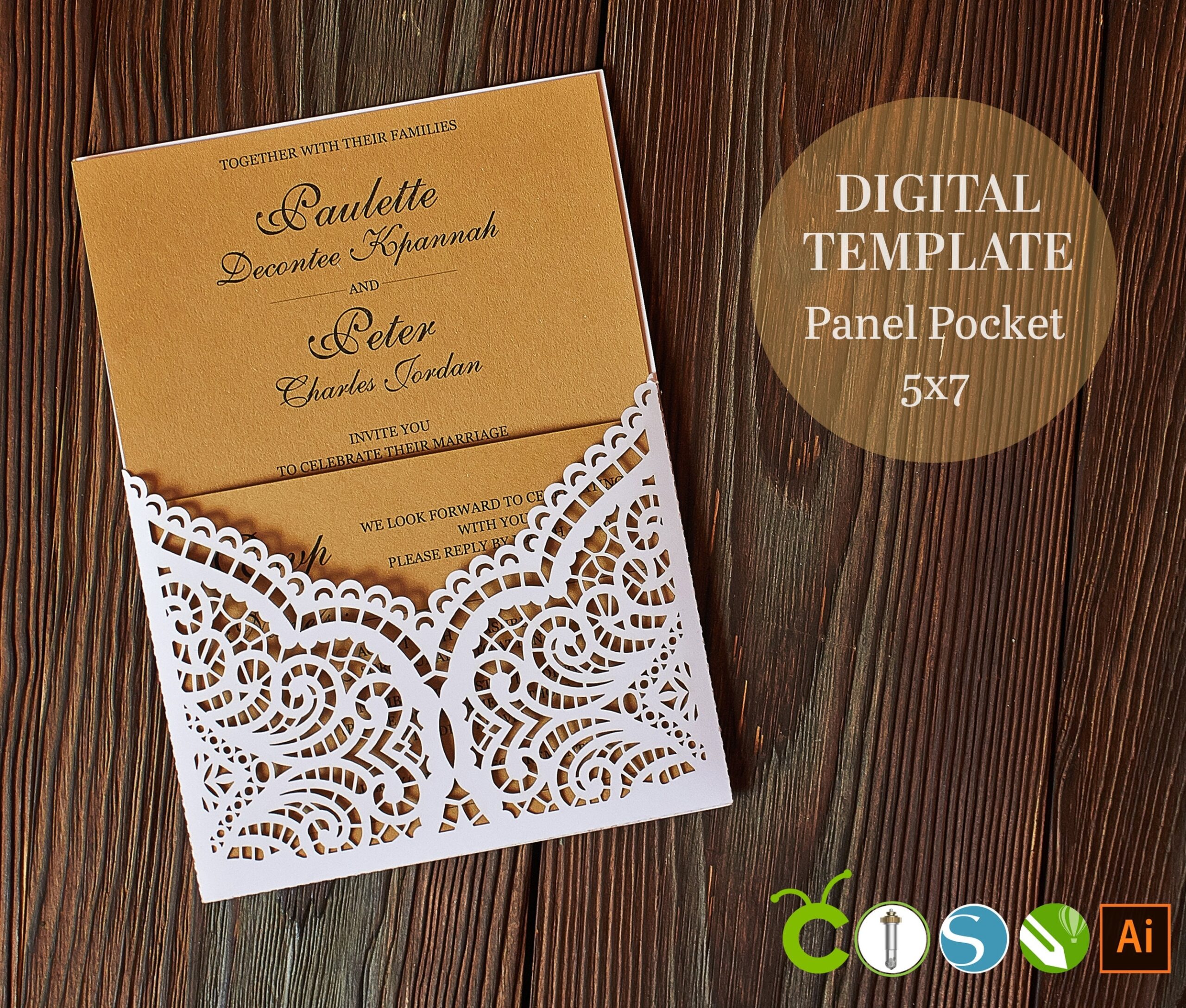 Cricut Laser Cut Invitation Templates