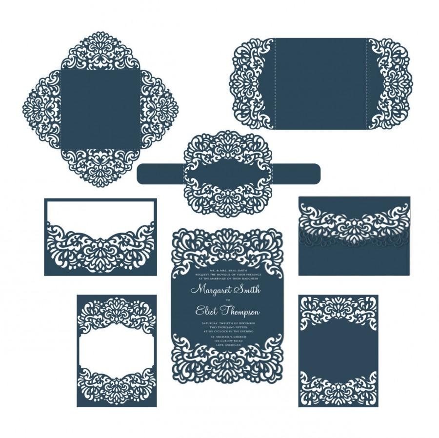 Cricut Wedding Invitations Templates