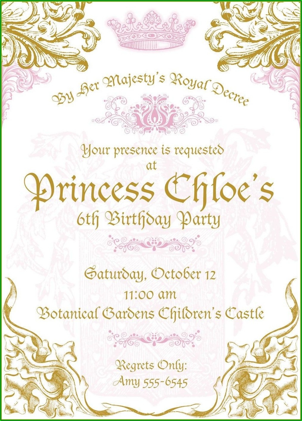 Crown Invitation Template Template 2 Resume Examples GM9O4ByYDL