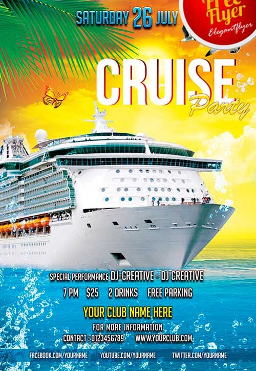 Cruise Invitation Template