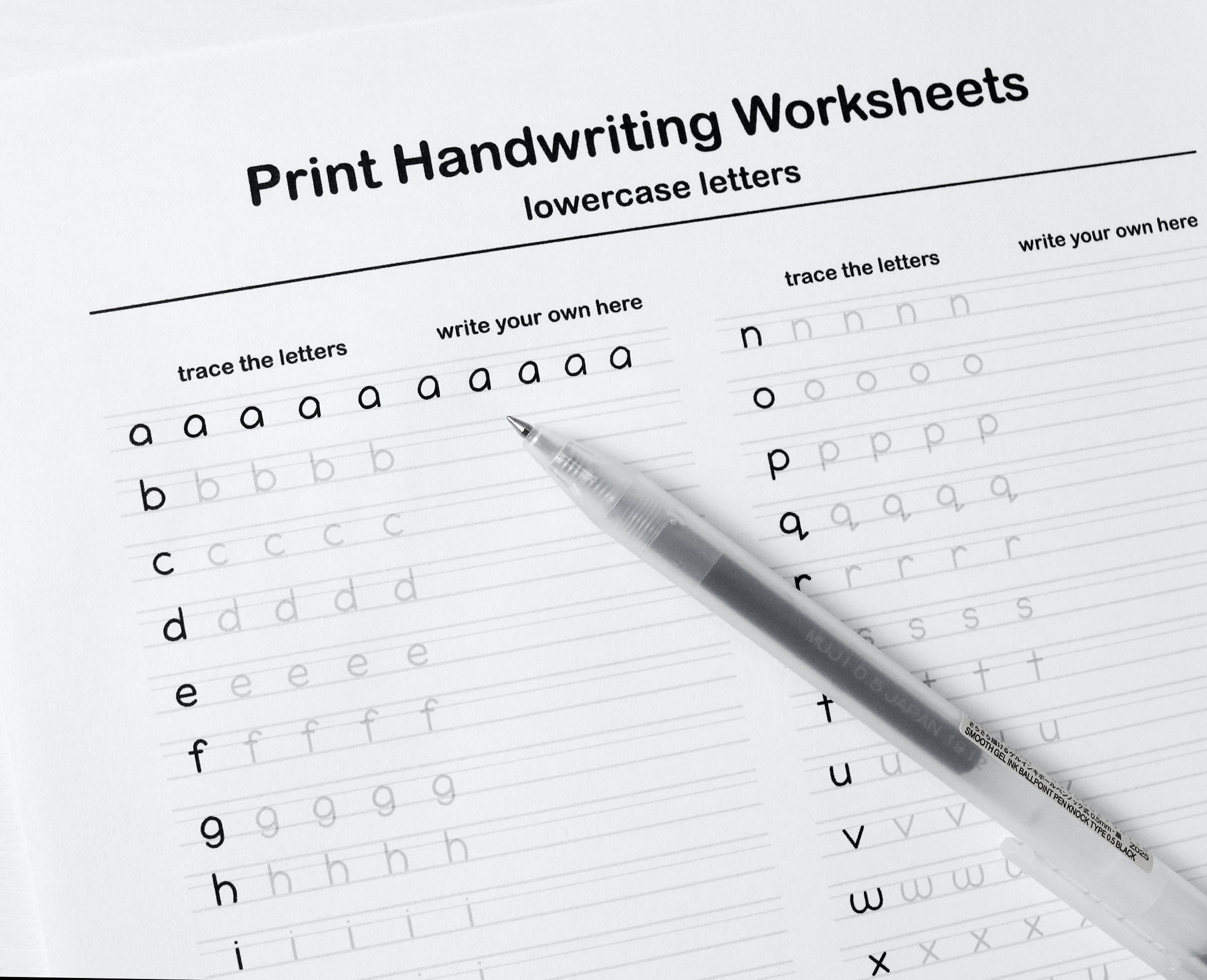 Cursive Handwriting Worksheets Free Printable Mama Geek 