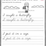 Cursive Writing Worksheet Grade 2 Writing Worksheets