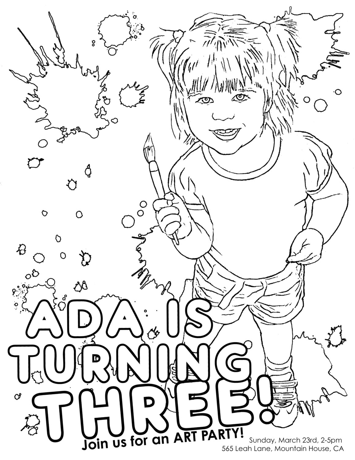 Custom Coloring Pages