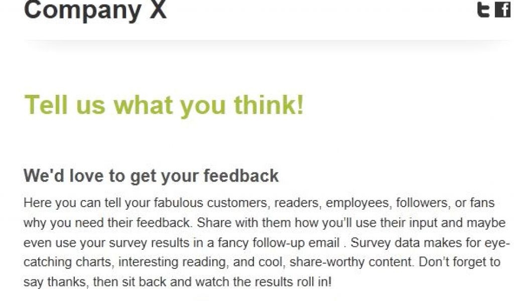 customer satisfaction survey email invitation template