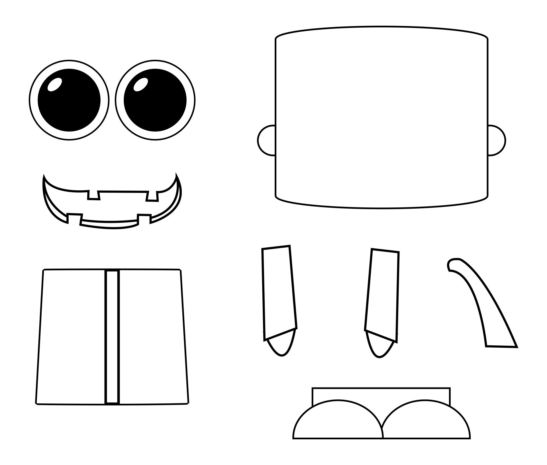 cut out crafts printable pdf