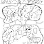 Cute Ant Coloring Page ColoringBay