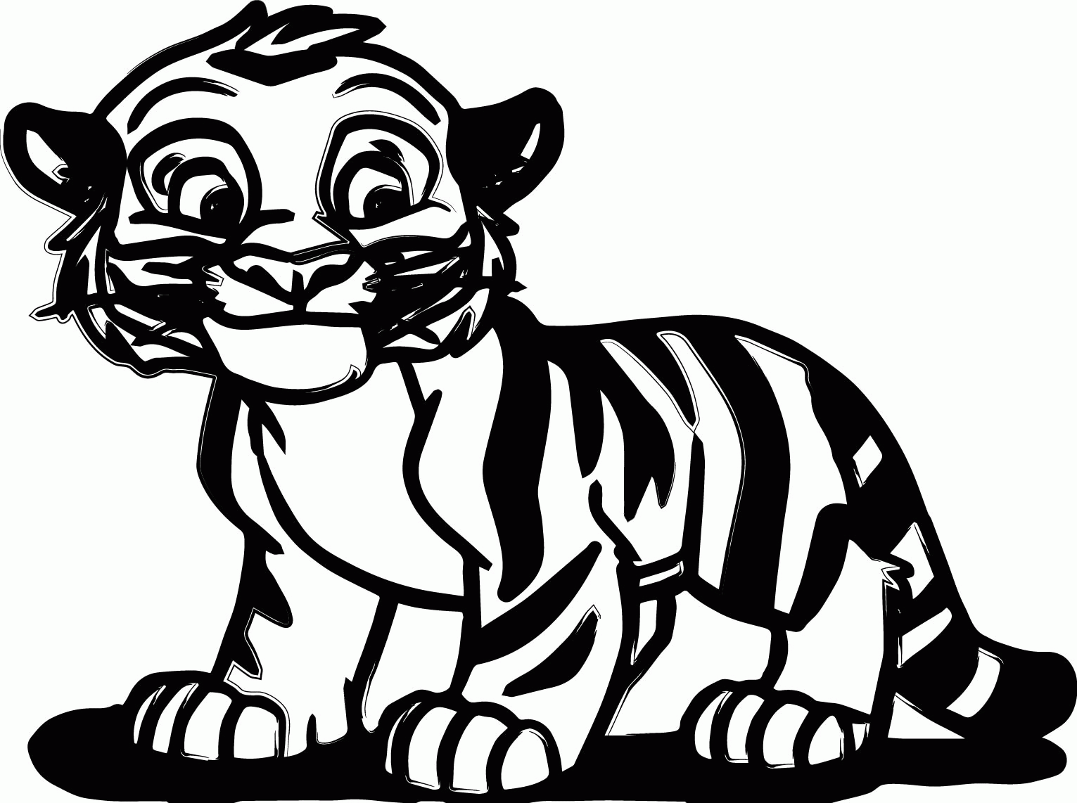 Coloring Tiger Pages