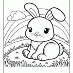 Cute Bunny Coloring Pages Free Printable Infoupdate