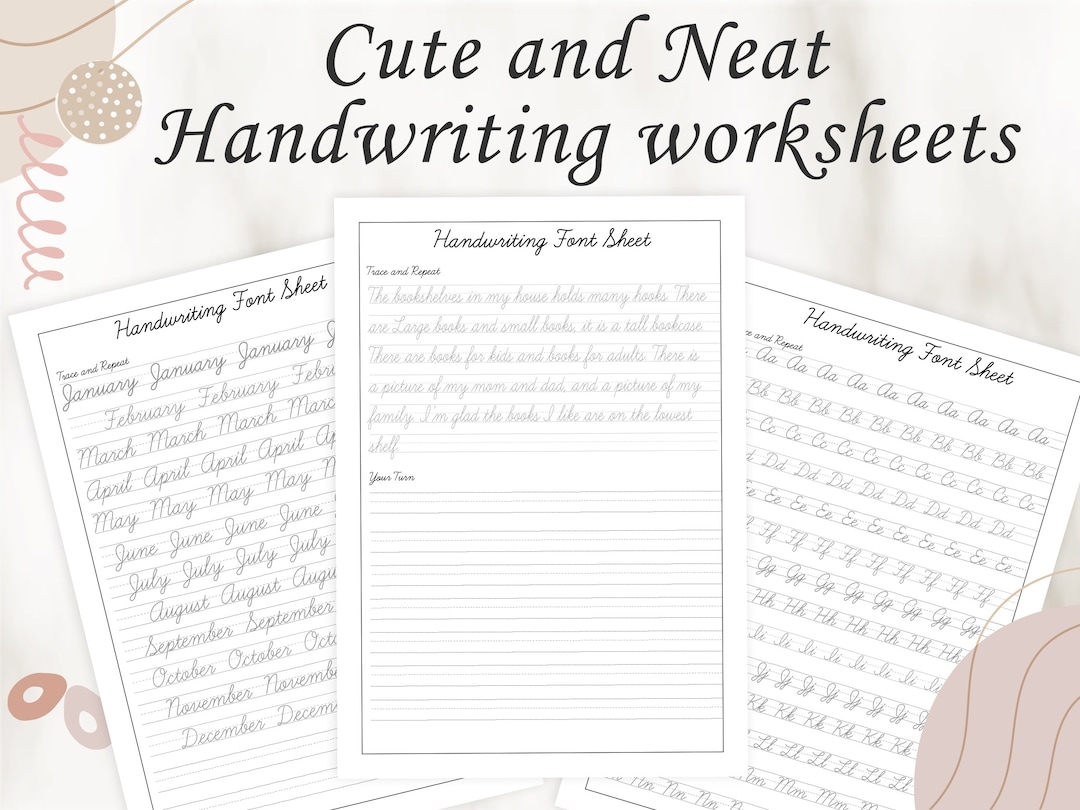 Cute Cursive Handwriting Practice Sheets Handwriting Worksheets 