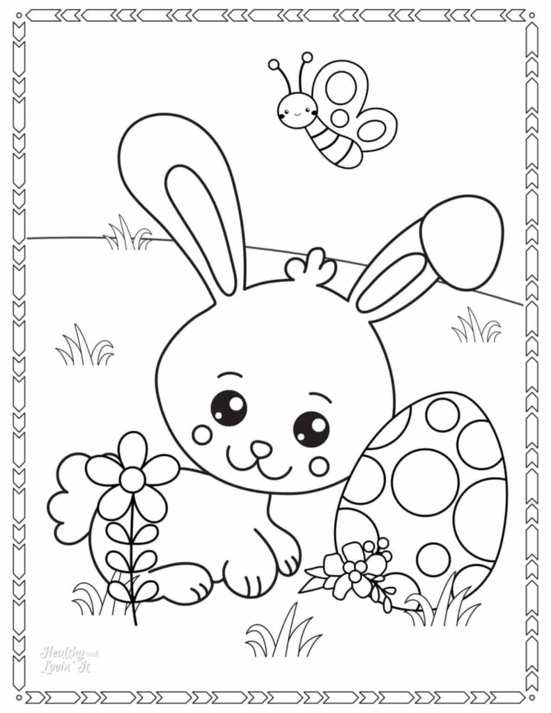 Cute Easter Coloring Pages Free Printables How Can This