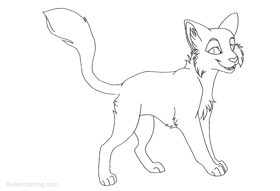 Coloring Pages Warrior Cats