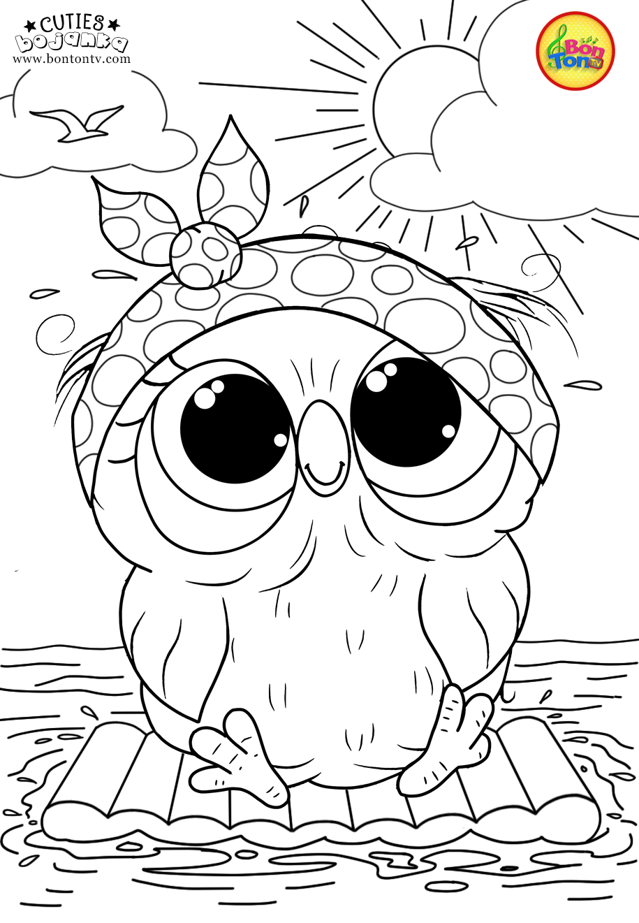 Cuties Coloring Pages For Kids Free Preschool Printables Slatkice 