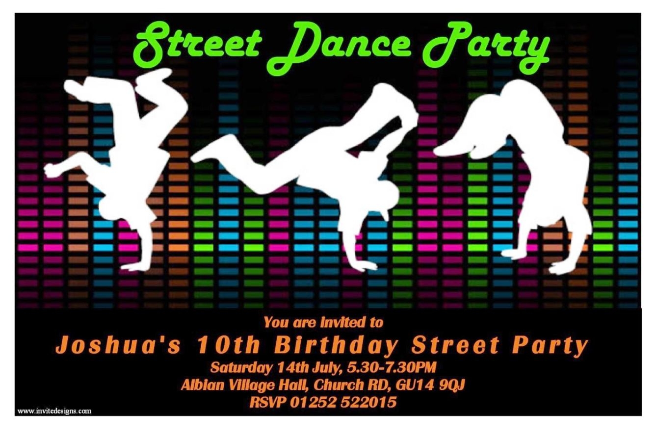 Dance Party Invitation Template SampleTemplatess SampleTemplatess