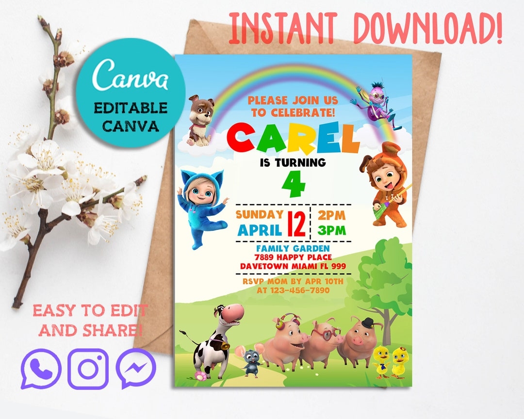 dave and ava invitation template free