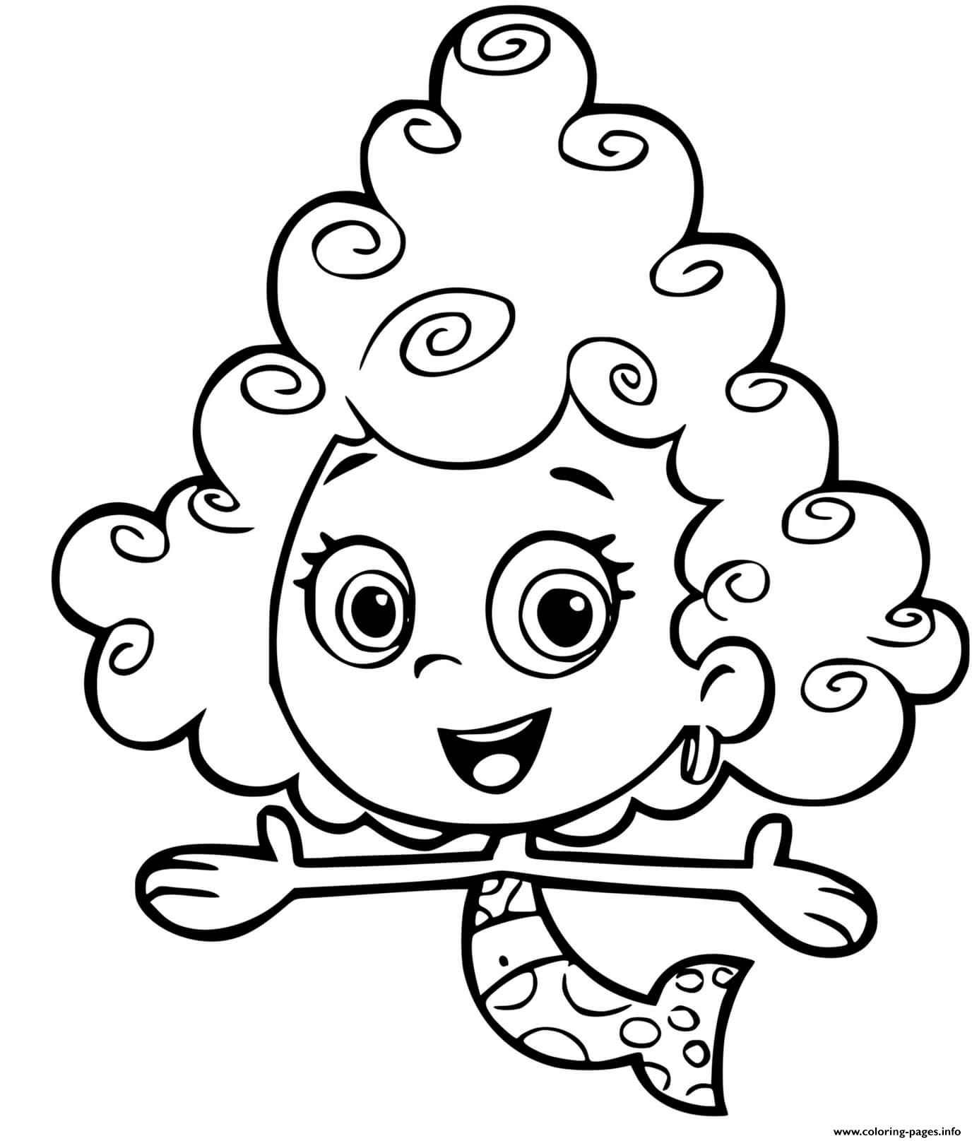 Coloring Pages Bubble Guppies