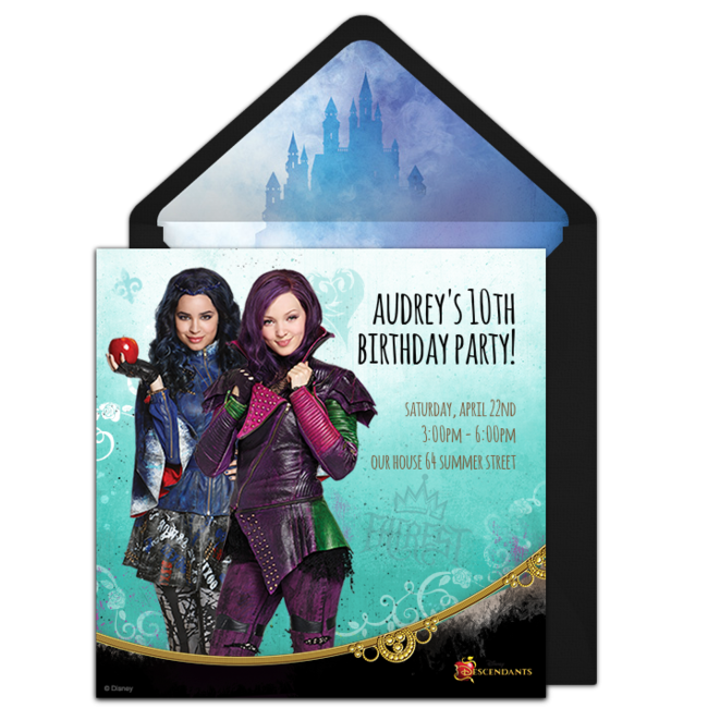 Descendants 3 Invitation Template