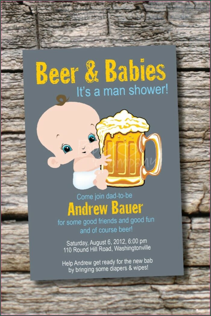 Diaper Keg Invites Template Invitations Resume Examples