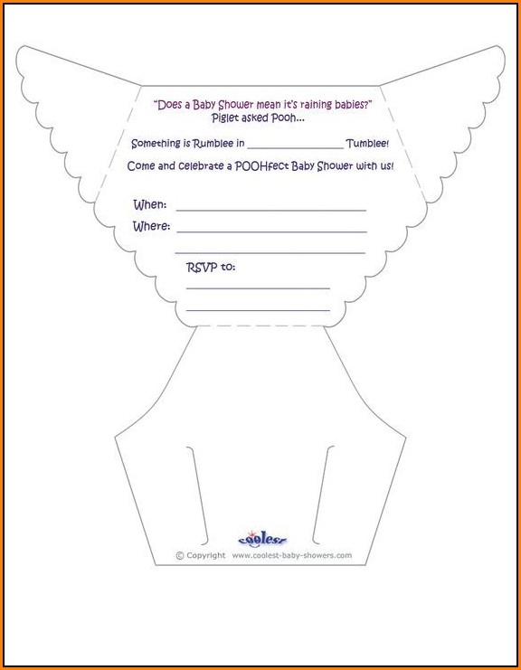 Diaper Shower Invitation Template Template 1 Resume Examples 