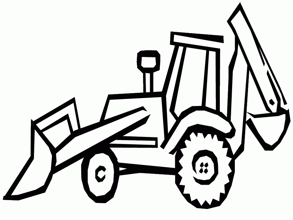 Digger Coloring Pages Coloring Home
