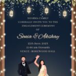Digital Engagement Invitation Card Template Engagement Invitation