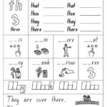 Digraph Th Worksheets