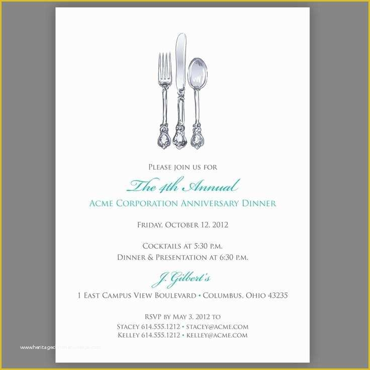dinner invitation templates free download