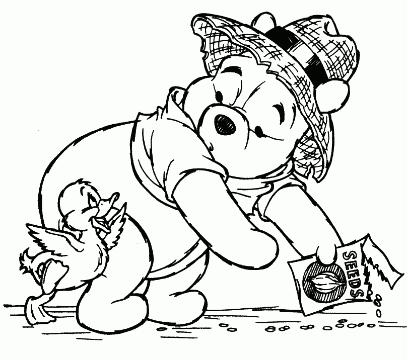 Disney Fall Coloring Pages Coloring Home