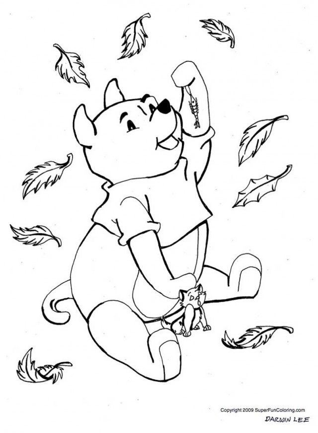 Disney Fall Coloring Pages Coloring Home