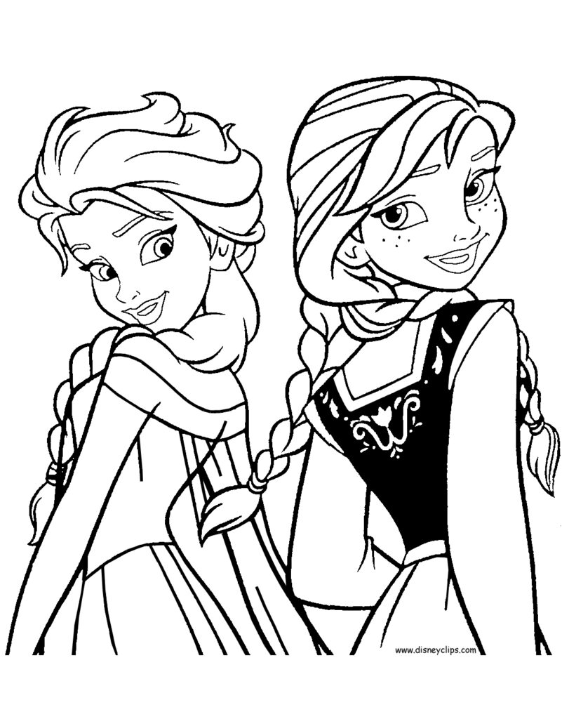 Disney Frozen Printable Coloring Pages At GetColorings Free