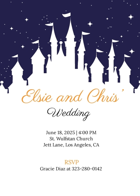 Disney Invitation Template Download In Word Google Docs Illustrator