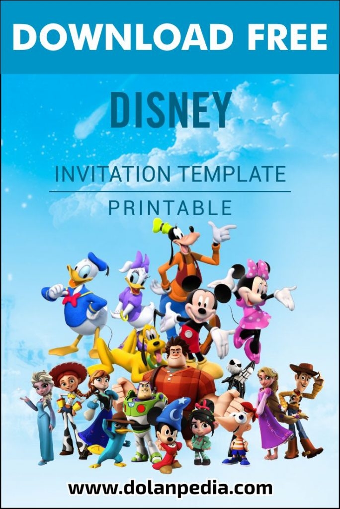 disney invitation templates free download